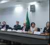 Presidenta da Undime Nacional, Cleuza Repulho, na abertura do Seminário Regional do PNE em Goiânia