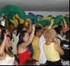 Estudantes manifestando na Câmara, pela aprovação do PNE