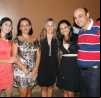 Luana Códova, Márcia Adriana de Carvalho, Larissa Biassio, Carla Camila Moreira e Alisson Padilha